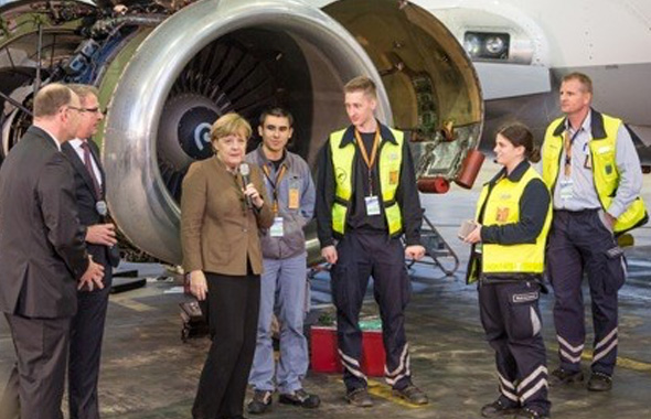 Nos élèves Rencontrent La Chancelière Allemande