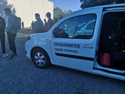 Visite Des équipes Cynophiles De La Région De Gendarmerie De La Nouvelle-Aquitaine